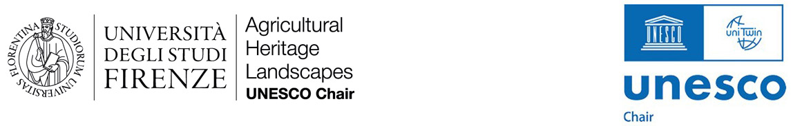 Logo UNESCO chair Unitwin e Cattedra Agricultural Heritage Landscapes - Unesco Chair